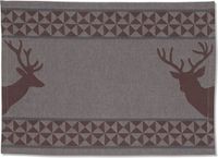 Kela Placemat, Hert - Bruin - Katoen
