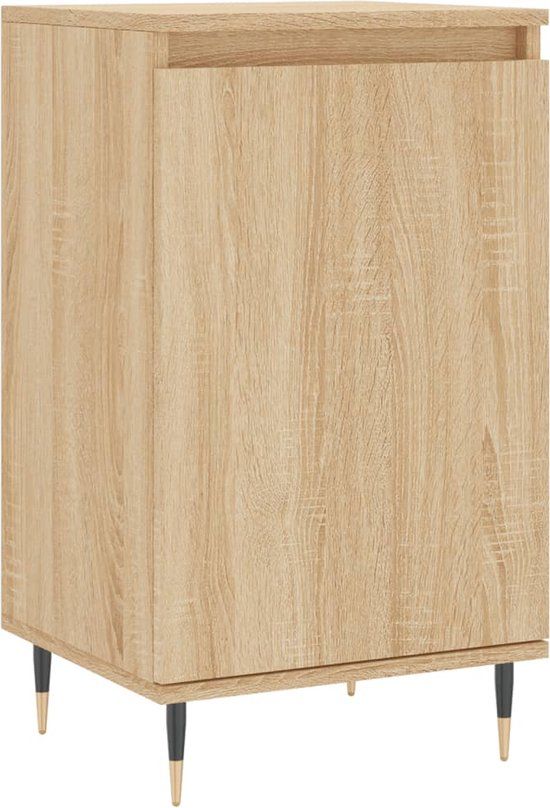 vidaXL Dressoir 40x35x70 cm Bewerkt Hout Sonoma Eikenkleurig