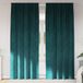 vidaXL Gordijnen 2 stuks Donkergroen Fluweel 140 x 260 cm