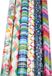 OSMA Benza Cadeaupapier - Verschillende Dessins - Moderne Motieven - 200cm X 70cm - Assortiment - Vele Kleuren - Inpakpapier - 5 rollen - Set