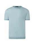 MAERZ Muenchen MAERZ Merino Air Modern Fit korte-mouwen trui , Effen