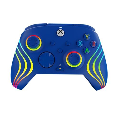 PDP Xbox Afterglow Wave Wired Controller Blue