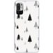 Xiaomi Redmi Note 10 5G Beschermende Siliconen Case - Elegante Dennenboom