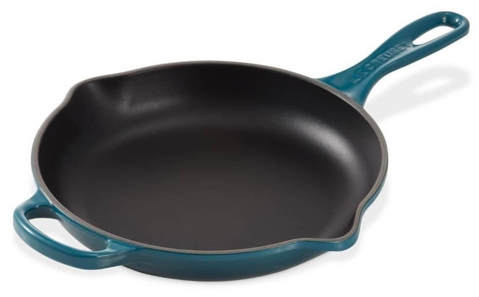 Le Creuset skillet hoge koekenpan ø 26 cm gietijzer Deep Teal