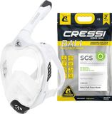 CRESSI Bali Full Face Mask White/Black L/XL
