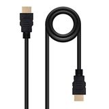 HDMI-kabel, optimale V2.0-kabel, 4K @ 60 Hz, stekker naar stekker, 1 m lengte, compatibel met digitale audio en video