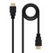 HDMI-kabel, optimale V2.0-kabel, 4K @ 60 Hz, stekker naar stekker, 1 m lengte, compatibel met digitale audio en video
