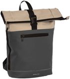 Daniel Ray Rockhampton Rolltop Laptop Rugzak Waterproof - 15,6 inch - Donkergrijs / Kaki
