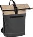 Daniel Ray Rockhampton Rolltop Laptop Rugzak Waterproof - 15,6 inch - Donkergrijs / Kaki