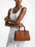 Michael Kors Laila Medium Handtas / Crossbodytas Dames Leer Cognac