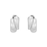 Emporio Armani EGS3342040 Dames Oorbellen 2.1 cm - Zilverkleurig