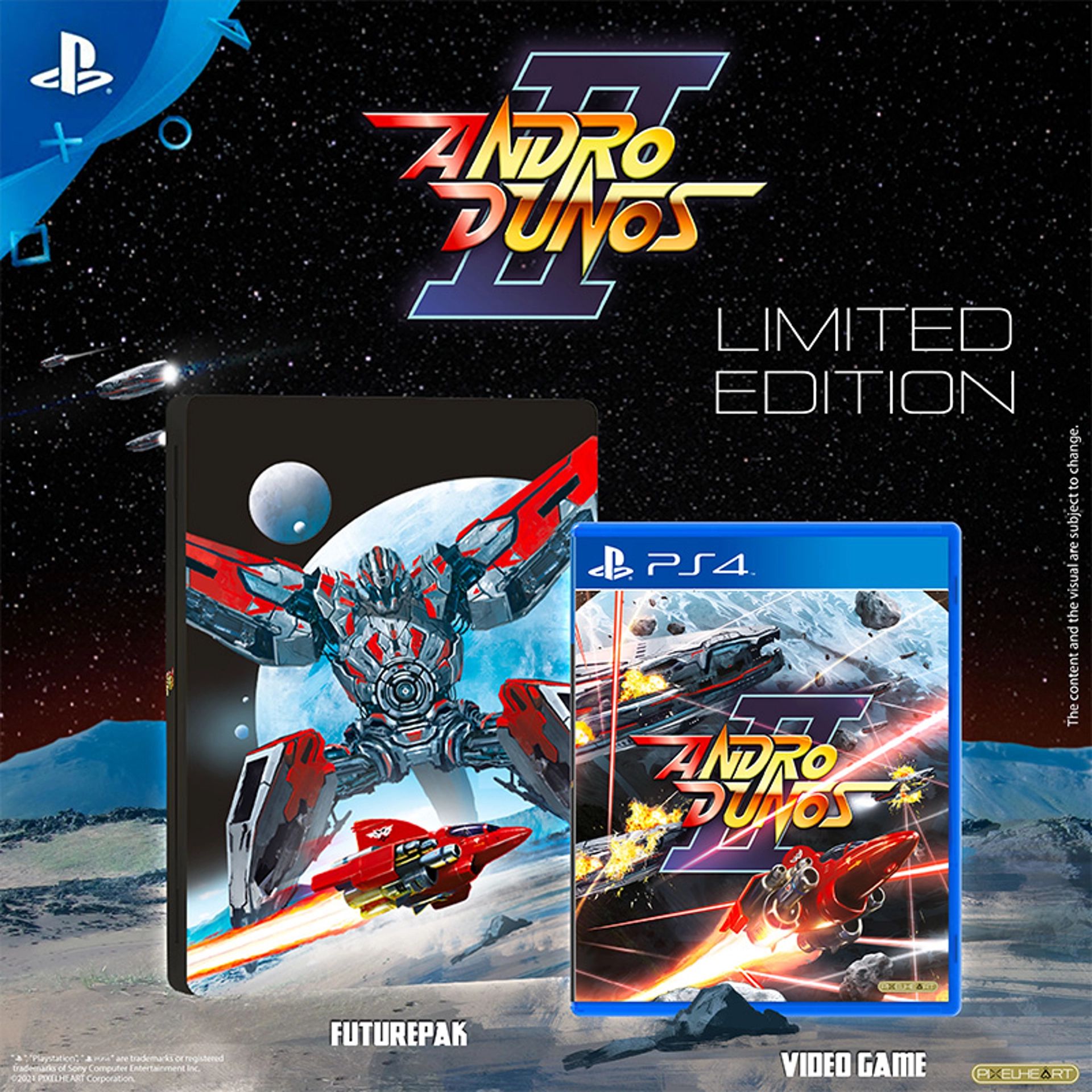 PixelHeart Andro Dunos 2 Limited Edition FuturePak - PlayStation 4
