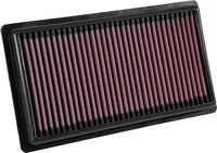 K&N luchtfilter rood passend voor Fiat 500X 1.0 & Jeep Renegade 1.0 TGDi & Toyota C-HR 1.2 2016- & Camry 2.5 Hybdrid 2018- / Corolla 1.8&2.0 2019- (33-3080)