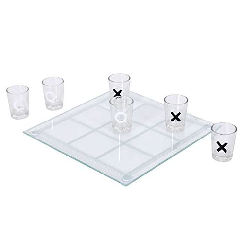 Mister Gadget MG3371 Tic Tac Toe Drinkspel - Shot X9 - Glas