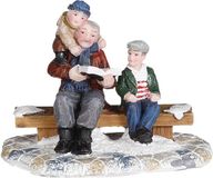 Luville Grandpa telling a story - Polyresin - 7.5 x 4.5 x 6 cm