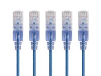 Monoprice 15146 netwerkkabel Blauw 4 m Cat6a