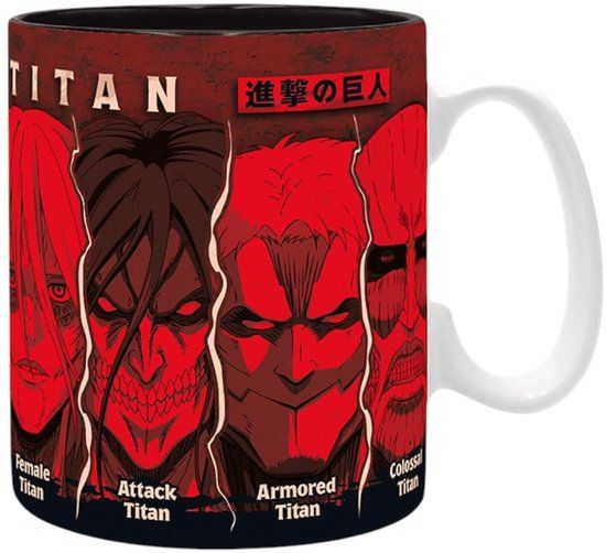 Attack On Titan Abysse Corp Attack On Titan All Titans Unisex Kop - meerkleurig - Standard