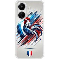 Verstevigd hoesje met sublimatie bedrukking, compatibel met Xiaomi Redmi 13C Coq francais