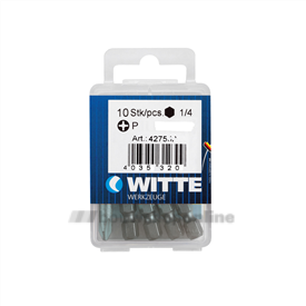 Witte bitsen 5x pozidriv 2 50 mm 1/4 inch 427546