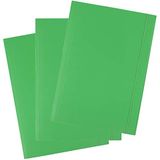 D.RECT Pak van 25 kartonnen mappen | Postmap met elastische band | 300 gram groen