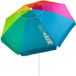 Aktive Strandparasol Met Ventilatierooster En Uv50-bescherming 200 Cm Veelkleurig