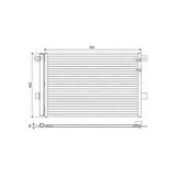 Valeo Condensor, Airconditioning 814054