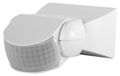 Applique murale, aluminium, E27, IP44, blanc, 11x32x20,5 cm
