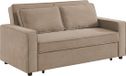 sweeek 2-zits slaapbank van corduroy beige