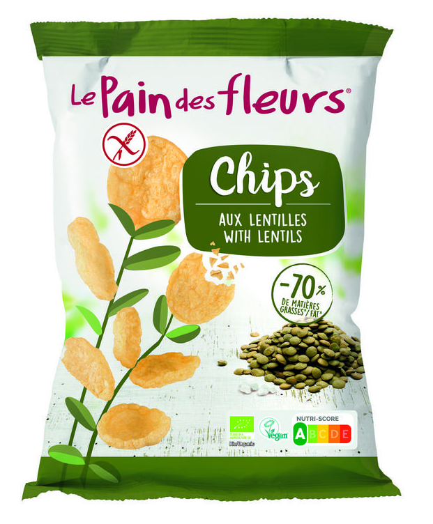 Chips met linzen bio 50g