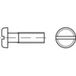 TOOLCRAFT TO-5391207 Vis à tête plate M3 60 mm Fente Acier zingué 200 pièce(s)