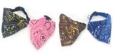 Nobleza 4 stuks Foulards pour chien - Polyester - Taille unique - Rose, Noir, Bleu, Marron