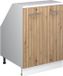 Vicco Rion Armoire pour mur incliné – 60 x 81.6 cm avec 2 portes, corps de meuble 60 cm de profondeur chêne artisanal