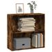 vidaXL - Boekenkast - 80x30x77 cm - bewerkt hout - gerookt eikenkleurig