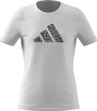 adidas Niñas JUNIOR GIRLS ANIMAL PRINT GRAPHIC TEE, white, 9-10 Years