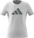 adidas Niñas JUNIOR GIRLS ANIMAL PRINT GRAPHIC TEE, white, 9-10 Years