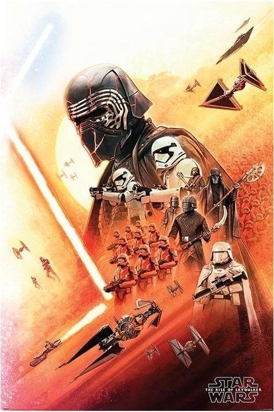 Star Wars Pyramid Poster - Star Wars The Rise Skywalker - 91.5 x 61 cm - Multicolor