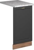 Vicco Fame-Line Vaatwasserfrontpaneel – 45 cm, WB Marmer Anthrazit-Gold Landhaus