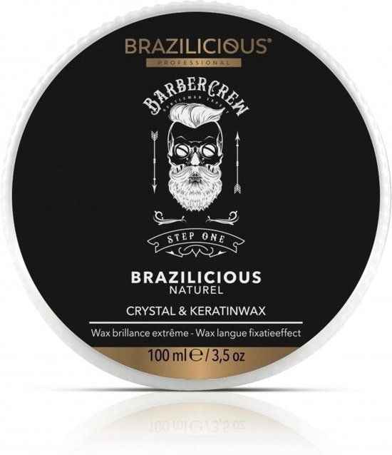 BraziliCious BARBERCREW - CRYSTAL & KERATINWAX - 100ml