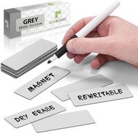 25 Grijs Whiteboard Magneten Balk 7,5 x 2,5 cm - 2DOBOARD