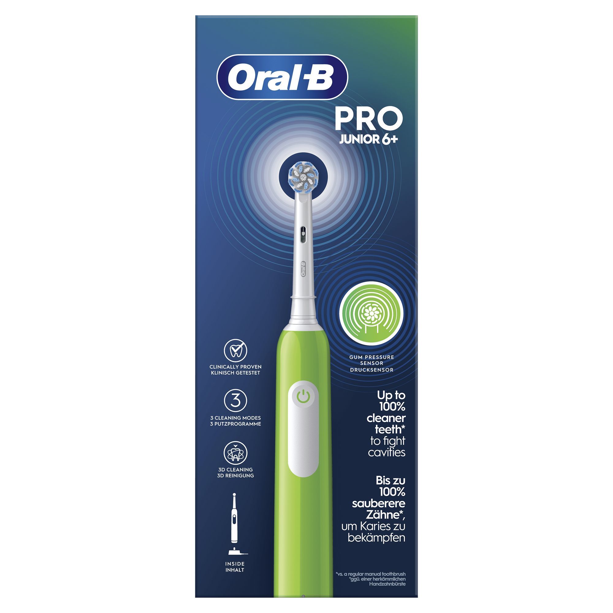 Oral-B Pro Junior Elektrische tandenborstel - Groen