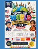 Around the World Coloring Book for Kids Ages 4–8