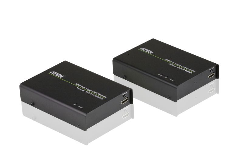 ATEN VE812 - AV extender - zwart