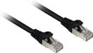 SHARKOON CAT6a sFTP kabel 1 meter Zwart