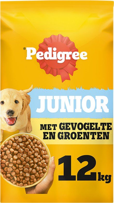 Pedigree Hondenbrokken - Junior - Gevogelte en Groenten - 12kg