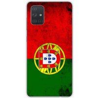 Samsung Galaxy A71 Portugese vlag siliconen hoesje