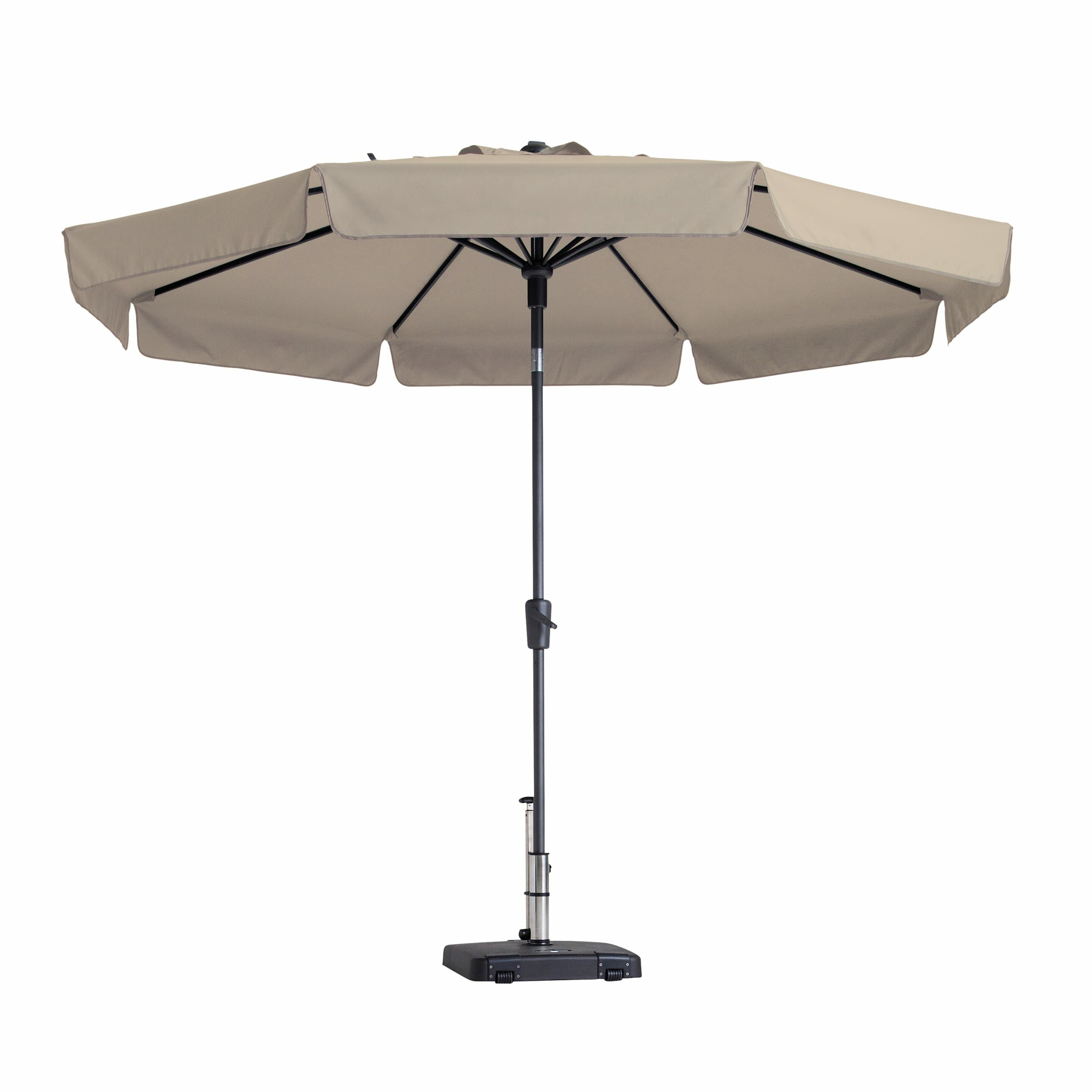 Madison Flores Parasol - Ø300cm - Ecru - Rond - Polyester