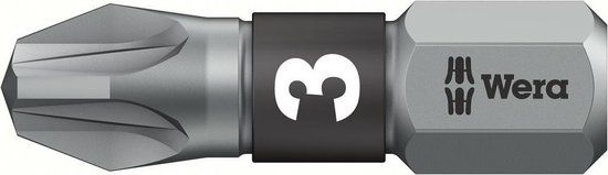 Wera 855/1 BTZ Pozidriv Bit 3 x 25mm (10 stuks)