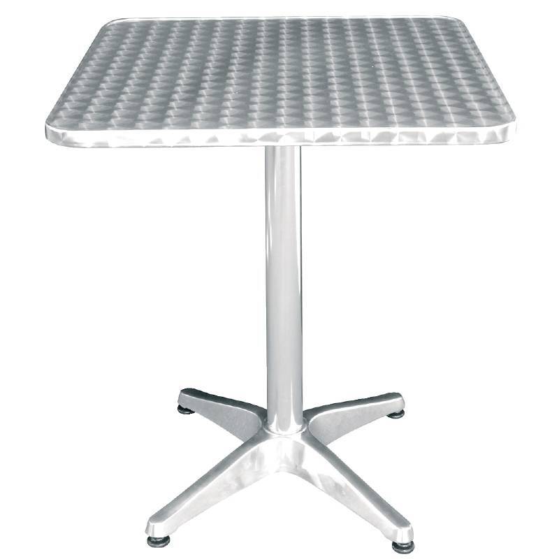 Bolero RVS tafel vierkant 60cm