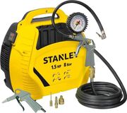 STANLEY AIR KIT compressor, 1,5 PK, ultra-compact, draagbaar, met opblaasaccessoires en een opblaaspistool