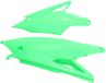 UFO PLAST Zijwanden fluorescerend groen Kawasaki KXF 450 2016-2018